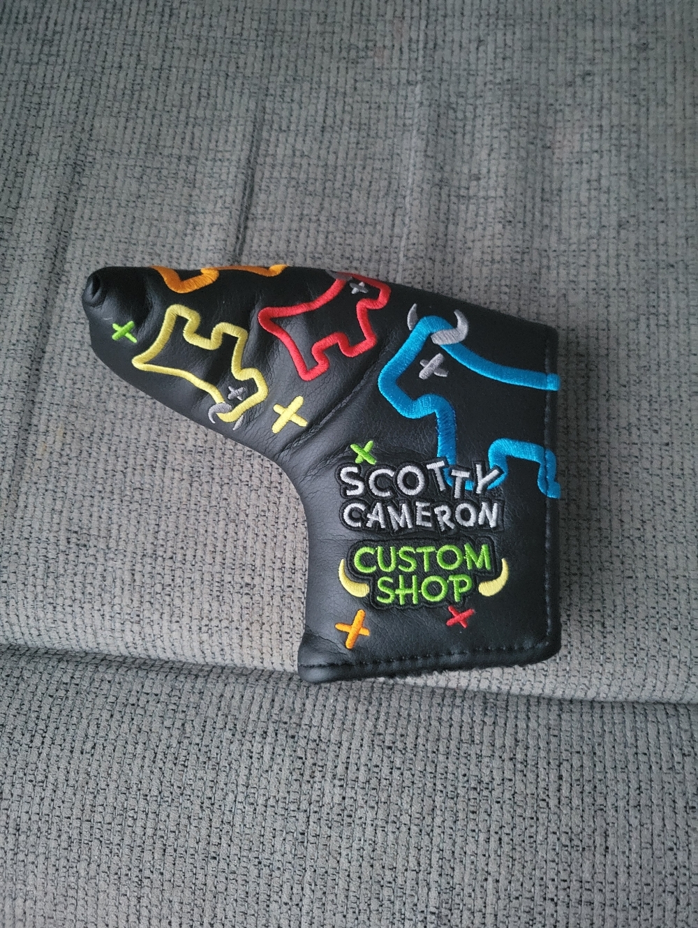 Scotty Cameron Junk Yard Dog Black Blade Putter Head Cover